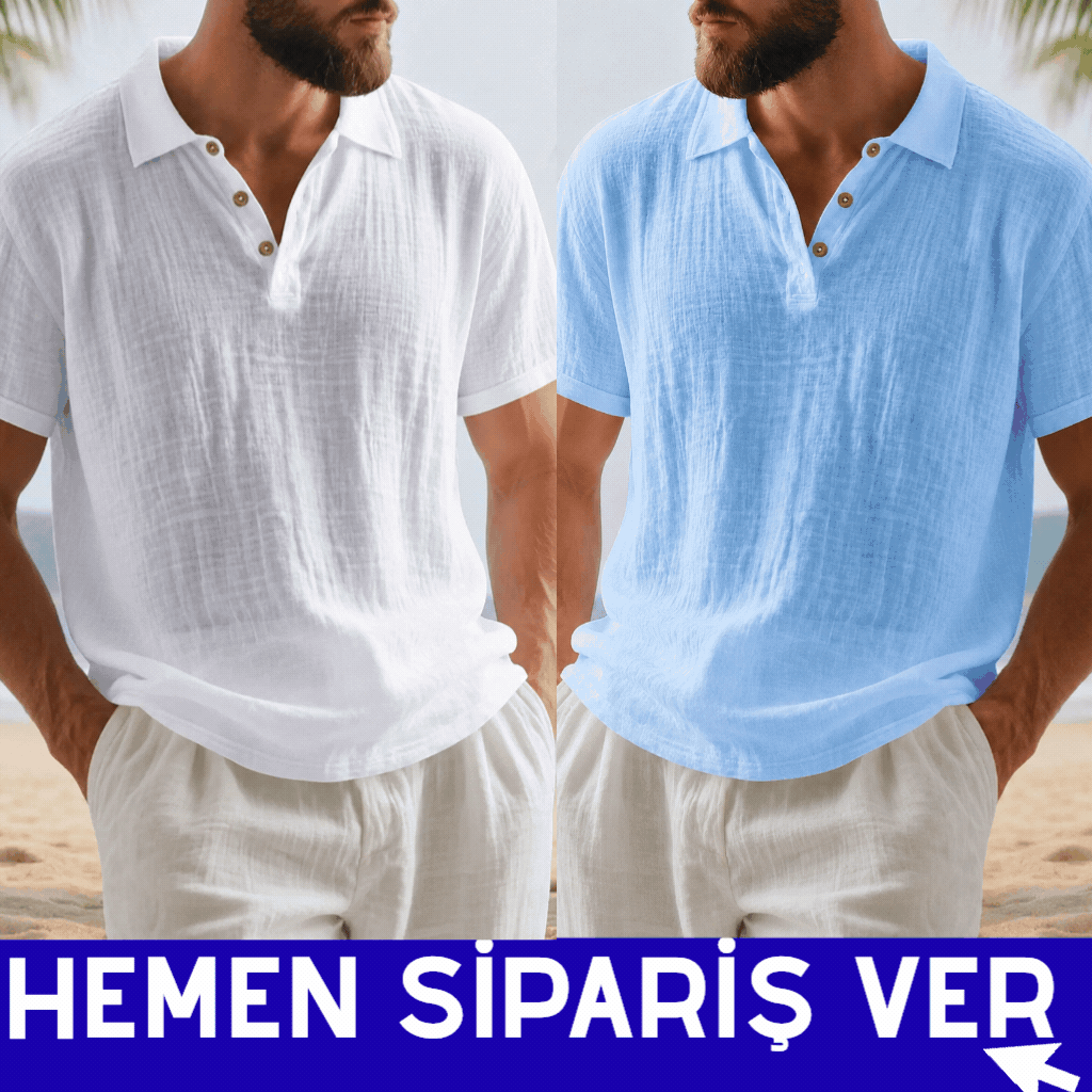 KETEN POLO GÖMLEK